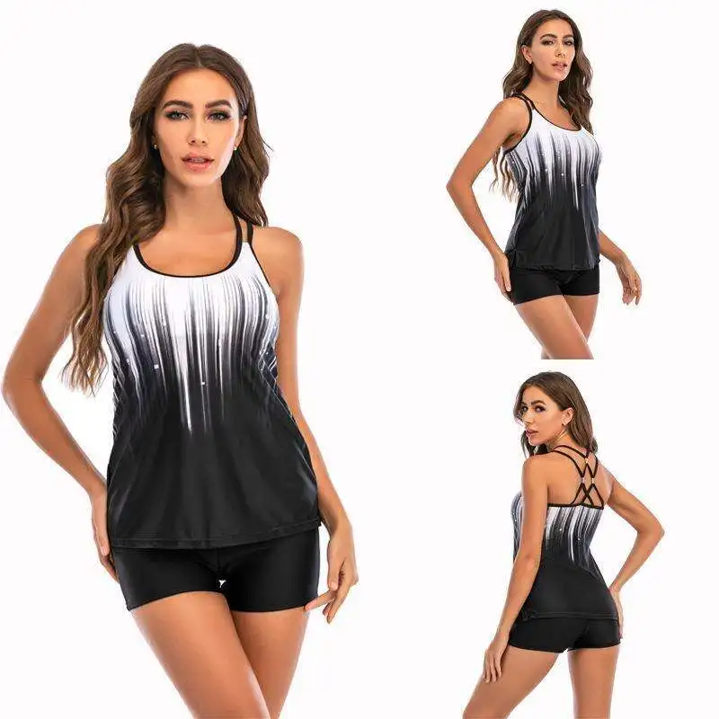 Pattern Printed Swimsuit Female Sexy Slim Fitting Back Shaping Cross Strap Bikini
Pattern Printed Swimsuit Female Sexy Slim Fitting Back Shaping Cross Strap Bikini