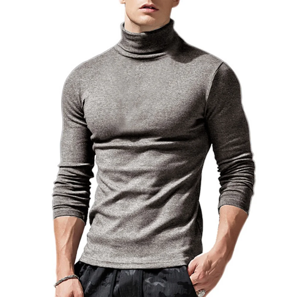 Mens Turtleneck Pullover Warm Thermal Underwear Tops Casual Long Sleeve T Shirt Slim Fit Jumper Tops Undershirt For Male M-2XL
Mens Turtleneck Pullover Warm Thermal Underwear Tops Casual Long Sleeve T Shirt Slim Fit Jumper Tops Undershirt For Male M-2XL