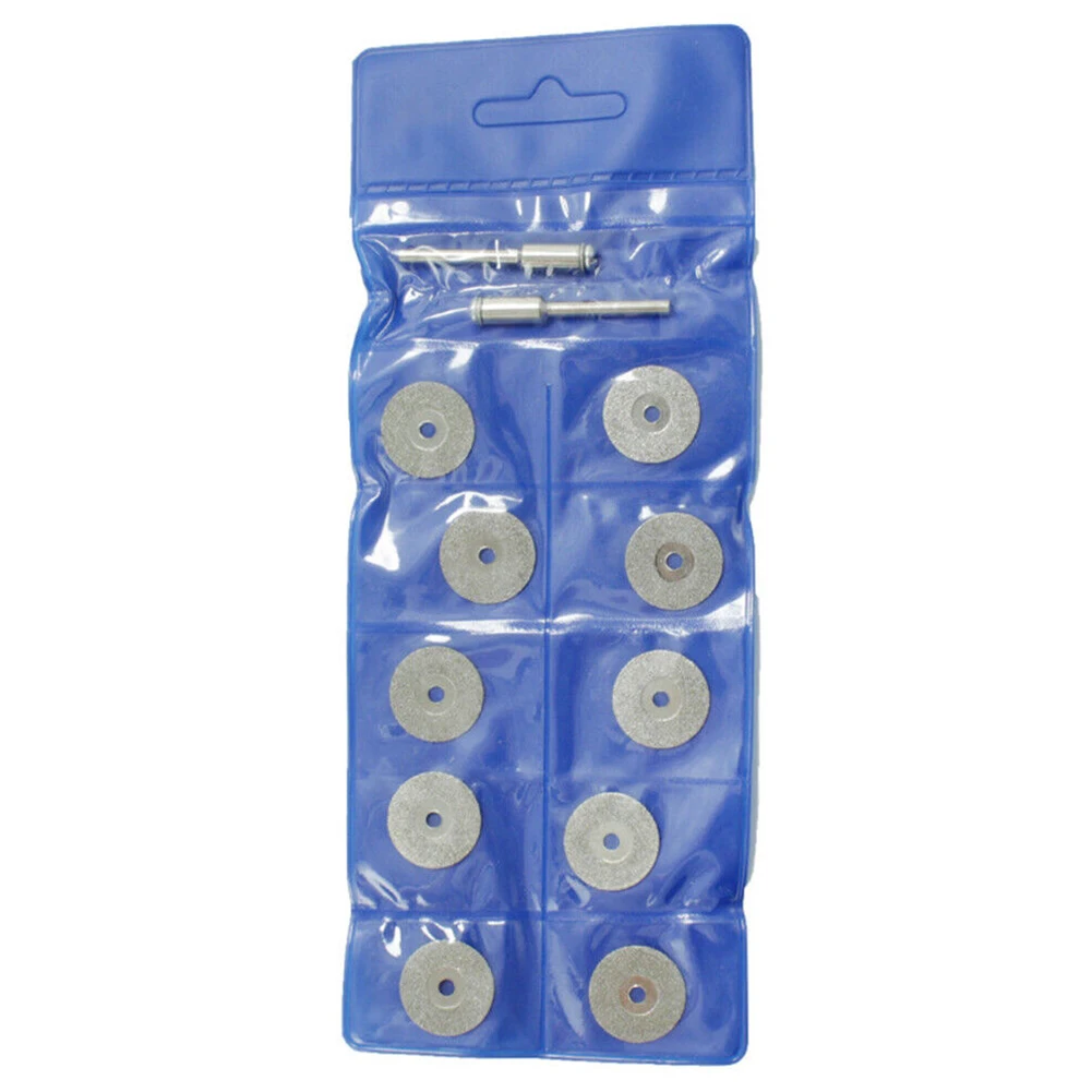 10Pcs 18mm Diamond Cutting Discs And 2pcs Arbor Shaft Diamond Grinding Wheel Rotary Cutting Discs Circular Saw Blade Abrasive
10Pcs 18mm Diamond Cutting Discs And 2pcs Arbor Shaft Diamond Grinding Wheel Rotary Cutting Discs Circular Saw Blade Abrasive