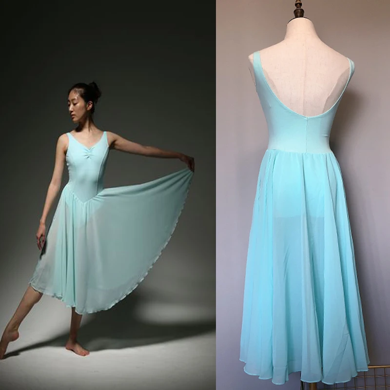 High Quality Women Ballet Dance Leotard Chiffon Tight Elastic Ballet Stage Dancing Costume Ballet Leotards Light Bule
High Quality Women Ballet Dance Leotard Chiffon Tight Elastic Ballet Stage Dancing Costume Ballet Leotards Light Bule
