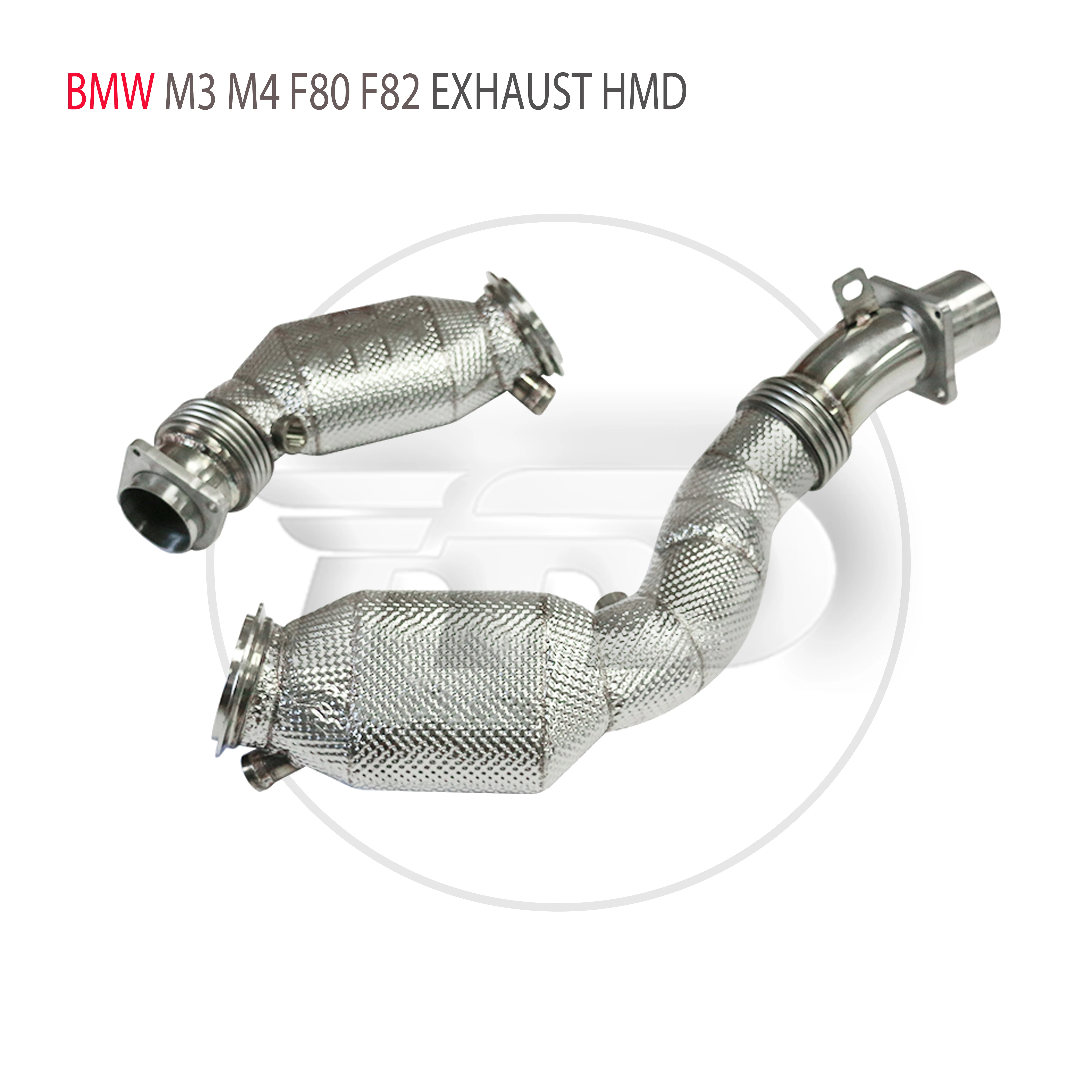 HMD Exhaust Assembly High Flow Performance Downpipe for BMW M3 M4 F80 F82 S55 Engine 3.0T Car Accessories Catalytic Converter 
HMD Exhaust Assembly High Flow Performance Downpipe for BMW M3 M4 F80 F82 S55 Engine 3.0T Car Accessories Catalytic Converter