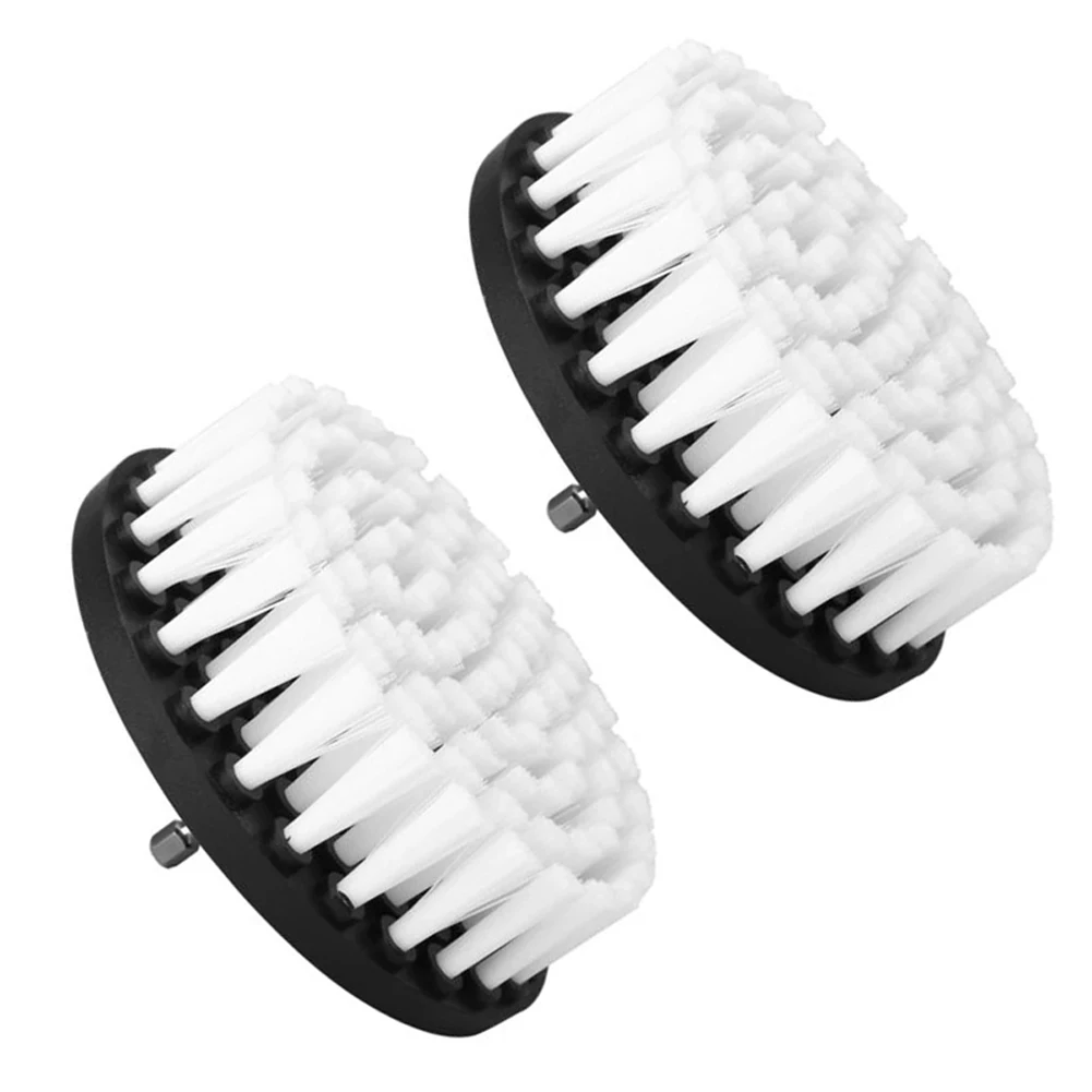 2pcs 4 Inch Plastic Electric Drill Brushes With 6.35mm Hexagon Shank For Cleaning Carpet Leather Interior Fabric Hand Tools
2pcs 4 Inch Plastic Electric Drill Brushes With 6.35mm Hexagon Shank For Cleaning Carpet Leather Interior Fabric Hand Tools