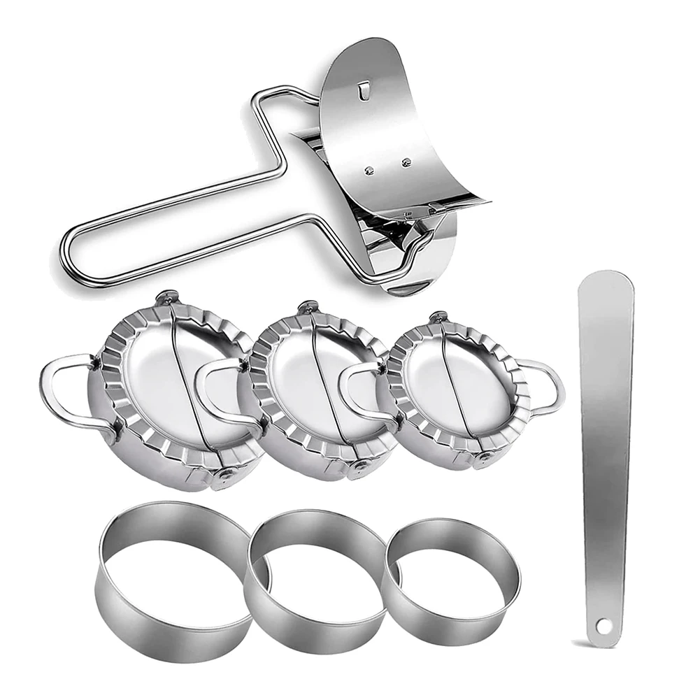 8 шт., пресс-форма для пельменей Empanada, ручная ложка для наполнения теста пирога, Равиоли 
8 шт., пресс-форма для пельменей Empanada, ручная ложка для наполнения теста пирога, Равиоли