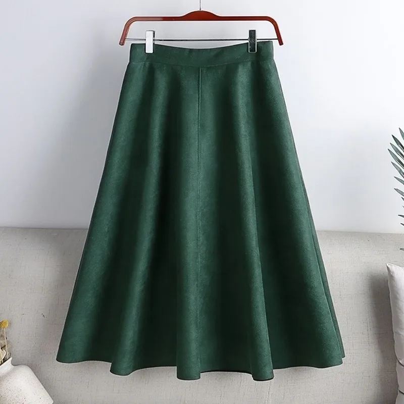 2022 New Arrival Autumn Winter Korean Style Women Casual Loose A-line Mid-calf Skirt All-matched High Waist Vintage Skirts P671
2022 New Arrival Autumn Winter Korean Style Women Casual Loose A-line Mid-calf Skirt All-matched High Waist Vintage Skirts P671