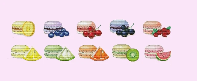 Cross Stitch Kit Cross stich Kits Craft Cross Stich Painting Decorations For calf refrigerator macarone 17-15
Cross Stitch Kit Cross stich Kits Craft Cross Stich Painting Decorations For calf refrigerator macarone 17-15
