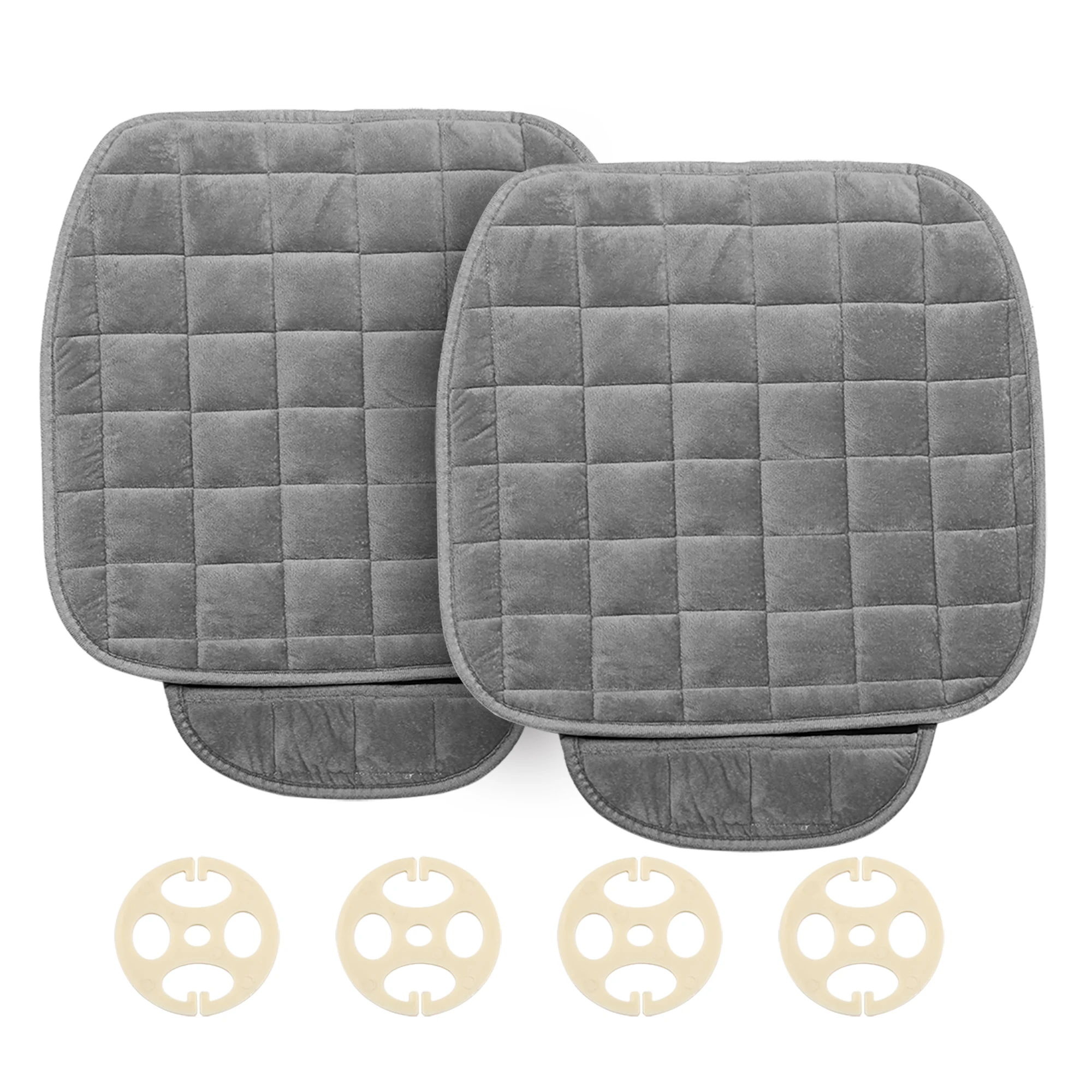 Front Vehicle Car Seat Cover Breathable Plush Pad Chair Cushion Universal Gray 2 Pieces
Front Vehicle Car Seat Cover Breathable Plush Pad Chair Cushion Universal Gray 2 Pieces