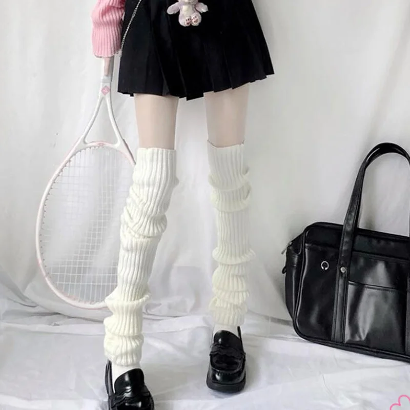 Over Knee 70cm Japanese JK Uniform Leg Warmers Korean Lolita Winter Girl Women Knit Boot Socks Pile Up Socks Foot Warming Cover
Over Knee 70cm Japanese JK Uniform Leg Warmers Korean Lolita Winter Girl Women Knit Boot Socks Pile Up Socks Foot Warming Cover