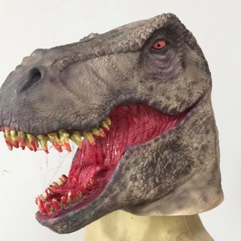 Cool Dinosaur Mask Halloween Cosplay Dinosaur Costume Full Face Mask Masquerade Fun Dinosaur Headgear Latex Mascara Helmet
Cool Dinosaur Mask Halloween Cosplay Dinosaur Costume Full Face Mask Masquerade Fun Dinosaur Headgear Latex Mascara Helmet
