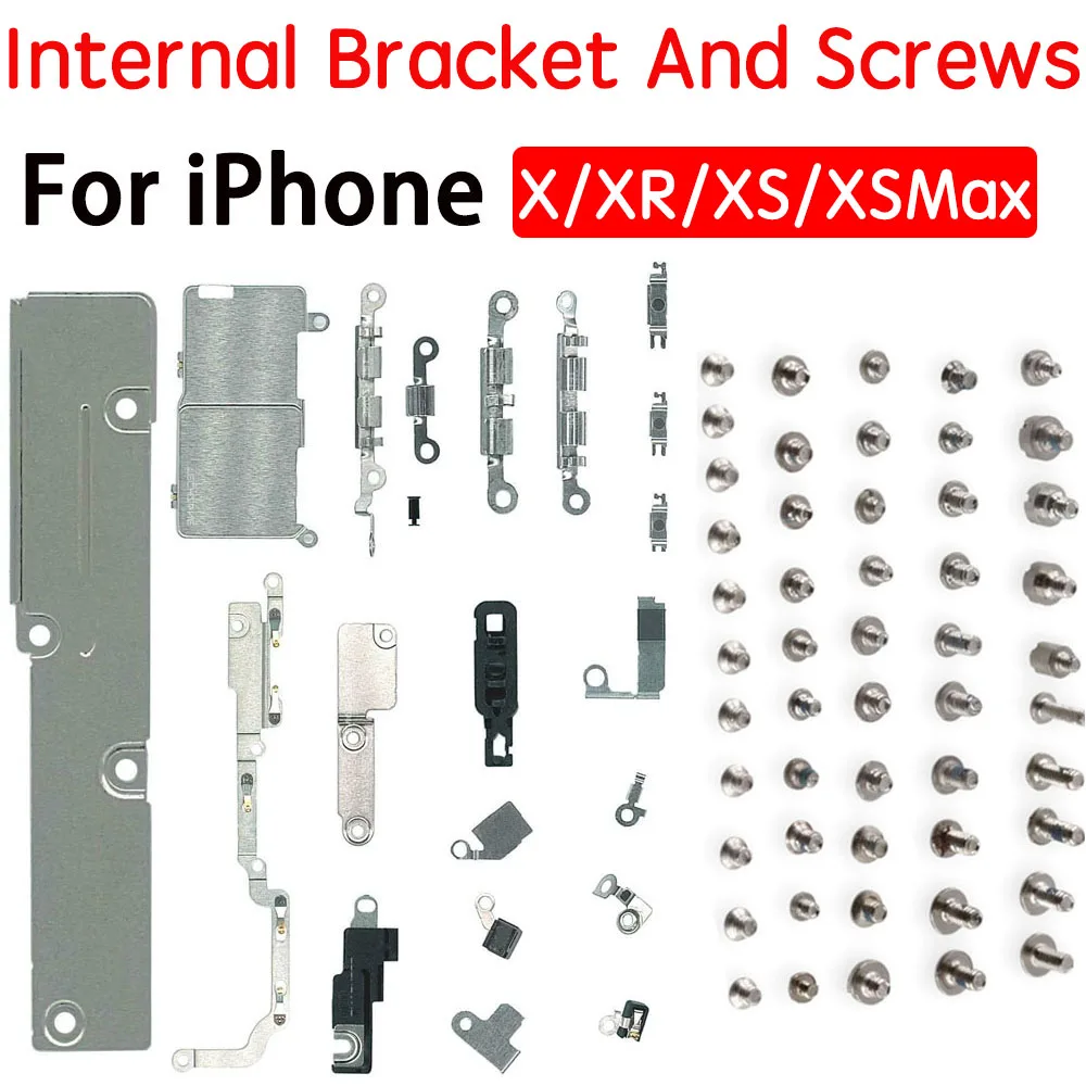 Full Set Small Internal Bracket Kits Metal Shields Holding Plate Covers And Screws For iPhone X XR XS XSMax
Full Set Small Internal Bracket Kits Metal Shields Holding Plate Covers And Screws For iPhone X XR XS XSMax