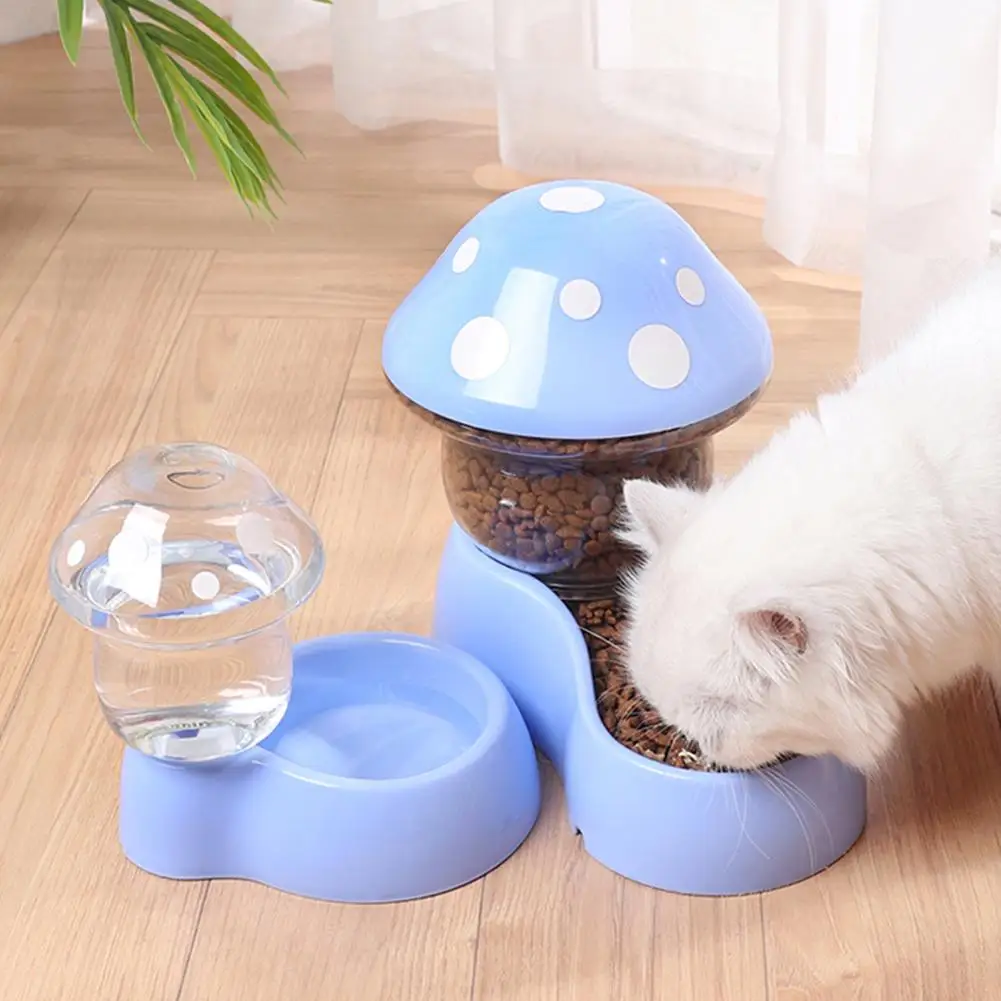 1.8l Pet Automatic Feeder Mushroom Type Anti-tipping Food Bowl Drinking Water Bottle Feeding Bowls For Dogs Cats
1.8l Pet Automatic Feeder Mushroom Type Anti-tipping Food Bowl Drinking Water Bottle Feeding Bowls For Dogs Cats