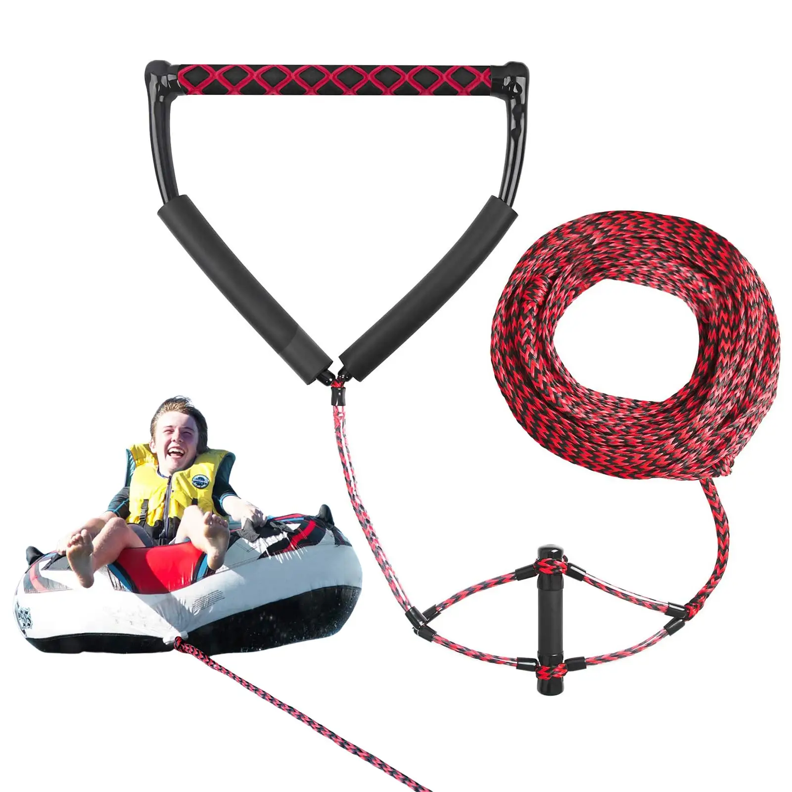 Water Ski Rope Water Sport Lines Water Ski Rope Waterboard Rope Aluminum Core Handle 4Section Boat Tow Rope Towable Tube Large
Water Ski Rope Water Sport Lines Water Ski Rope Waterboard Rope Aluminum Core Handle 4Section Boat Tow Rope Towable Tube Large