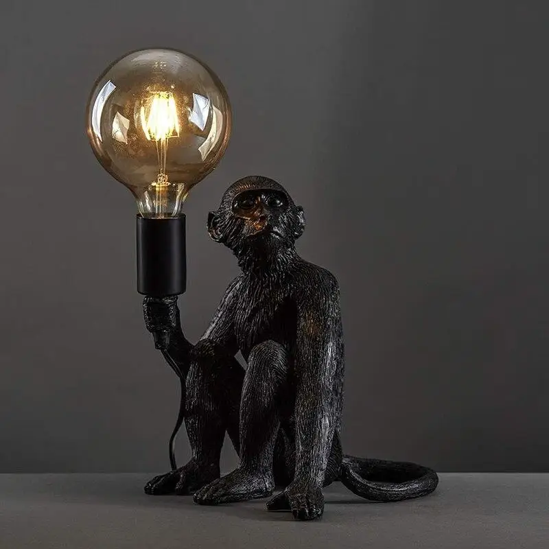 Creative Indoor Night Lights Modern Resin Monkey Standing Lamp Desk Lamp Bedside Lighting Fixtures Bedroom E27 Living Room
Creative Indoor Night Lights Modern Resin Monkey Standing Lamp Desk Lamp Bedside Lighting Fixtures Bedroom E27 Living Room