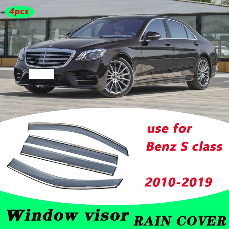 For Benz W222 2010-2019 Benz S class S63 S65 Plastic Window Visor Vent Shades Sun Rain Deflector Guard 4PCS/SET
For Benz W222 2010-2019 Benz S class S63 S65 Plastic Window Visor Vent Shades Sun Rain Deflector Guard 4PCS/SET