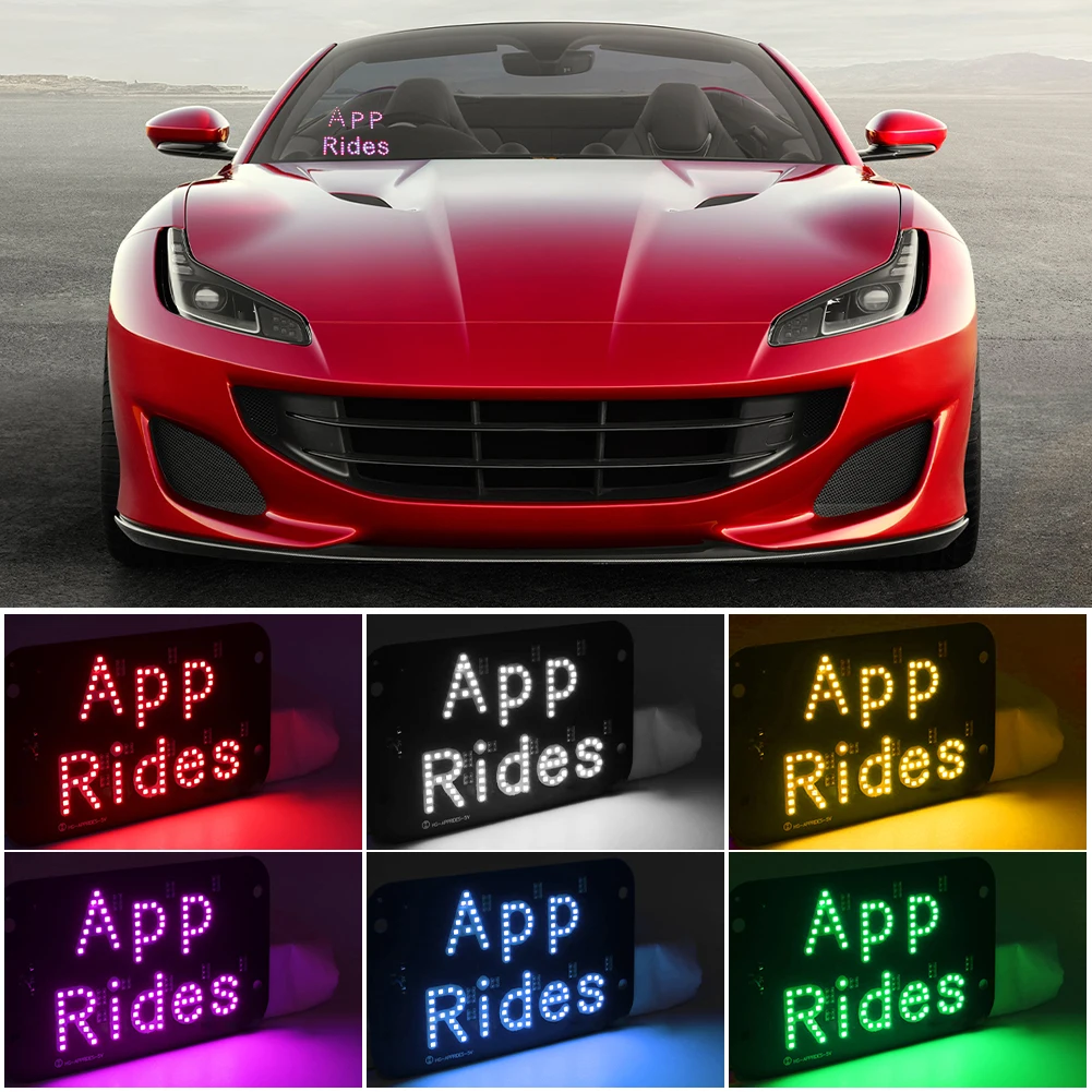 1PCS APP Rides Car Sign Rideshare Lamp Board Car Windscreen Cab Indicator Lamp LED Taxi Roof Light Auto Led Warning Light
1PCS APP Rides Car Sign Rideshare Lamp Board Car Windscreen Cab Indicator Lamp LED Taxi Roof Light Auto Led Warning Light