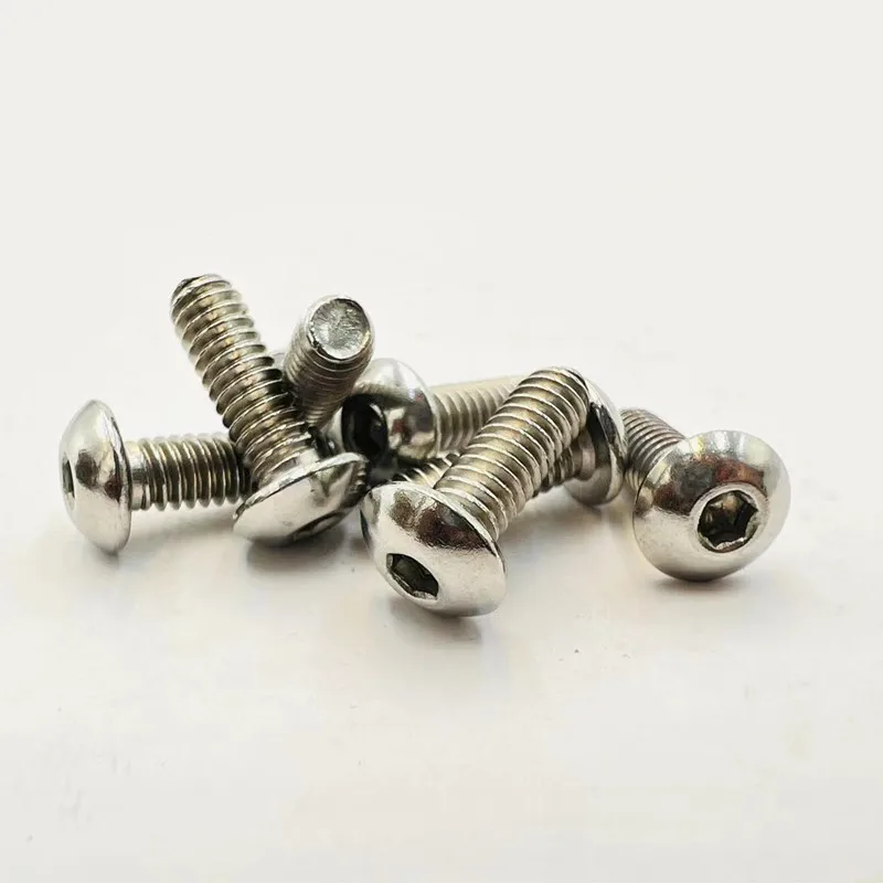 50pcs UNC 2-56 4-40 6-32 8-32 US Coarse Thread 304 stainless steel Allen Hex Hexagon Socket Button Head Screw Bolt ISO7380 
50pcs UNC 2-56 4-40 6-32 8-32 US Coarse Thread 304 stainless steel Allen Hex Hexagon Socket Button Head Screw Bolt ISO7380