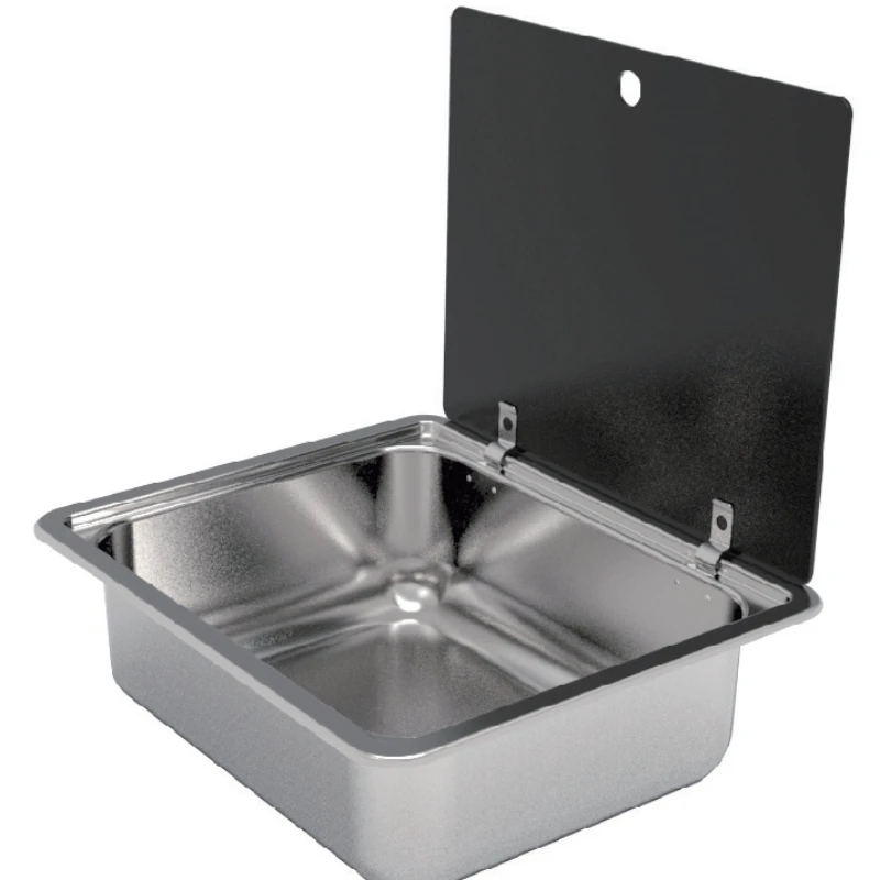 Hot sale can be wholesale with tempered glass cover rectangular boat RV stainless steel tank large capacity
Hot sale can be wholesale with tempered glass cover rectangular boat RV stainless steel tank large capacity