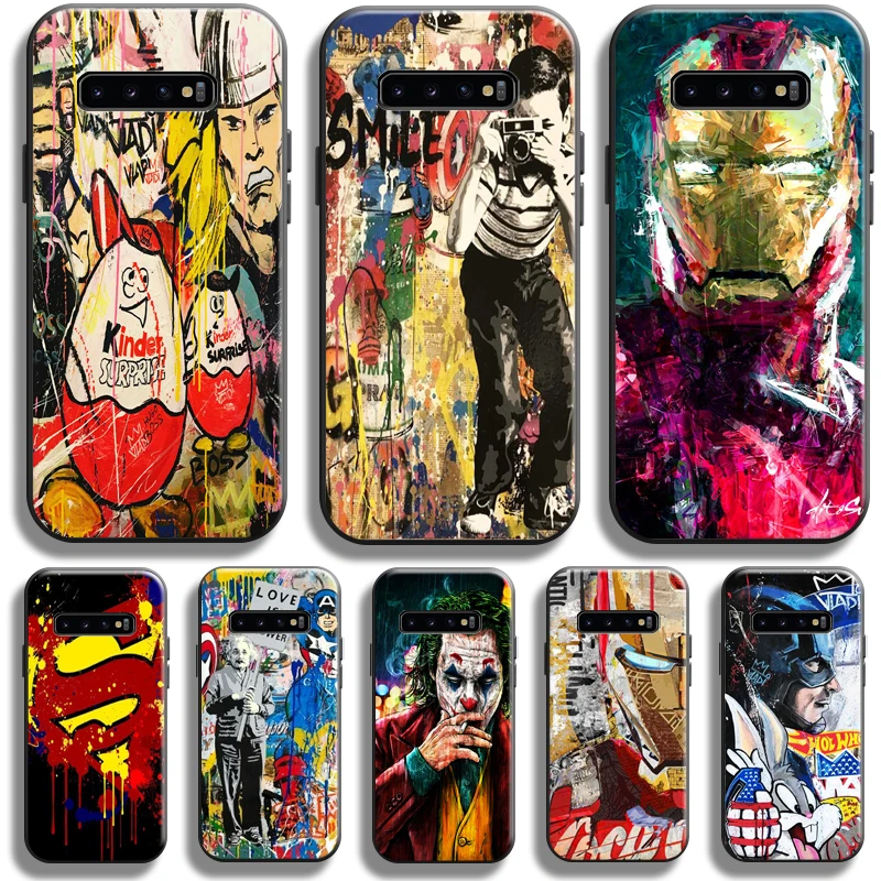 Marvel Street Graffiti Phone Case For Samsung Galaxy S10 S10 Plus S10 Lite S10E Samsung S10 5G Silicone Cover Black Carcasa
Marvel Street Graffiti Phone Case For Samsung Galaxy S10 S10 Plus S10 Lite S10E Samsung S10 5G Silicone Cover Black Carcasa
