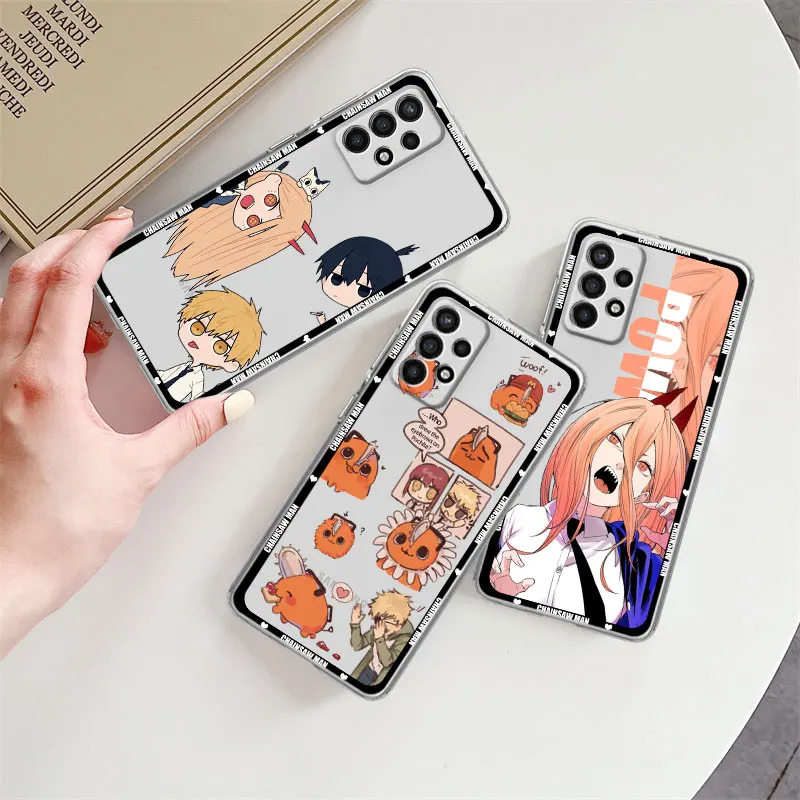 Soft Case for Samsung A52 5G A50 A12 A70 A22 A32 4G A13 A31 A41 A72 A53 A21s A12 Silicone Clear Cover Anime Chainsaw Man
Soft Case for Samsung A52 5G A50 A12 A70 A22 A32 4G A13 A31 A41 A72 A53 A21s A12 Silicone Clear Cover Anime Chainsaw Man