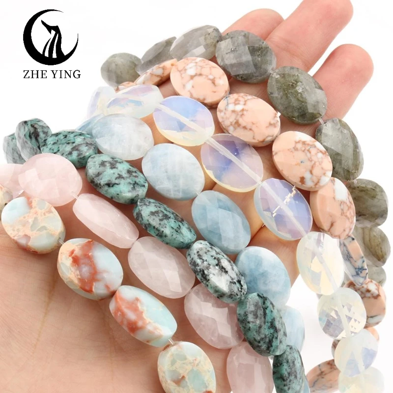 Zhe Ying 18x13mm Natural Flat Oval Stones for Jewelry Jades Agates Faceted Loose Stone Flat Oval Beads for Jewelry Making
Zhe Ying 18x13mm Natural Flat Oval Stones for Jewelry Jades Agates Faceted Loose Stone Flat Oval Beads for Jewelry Making