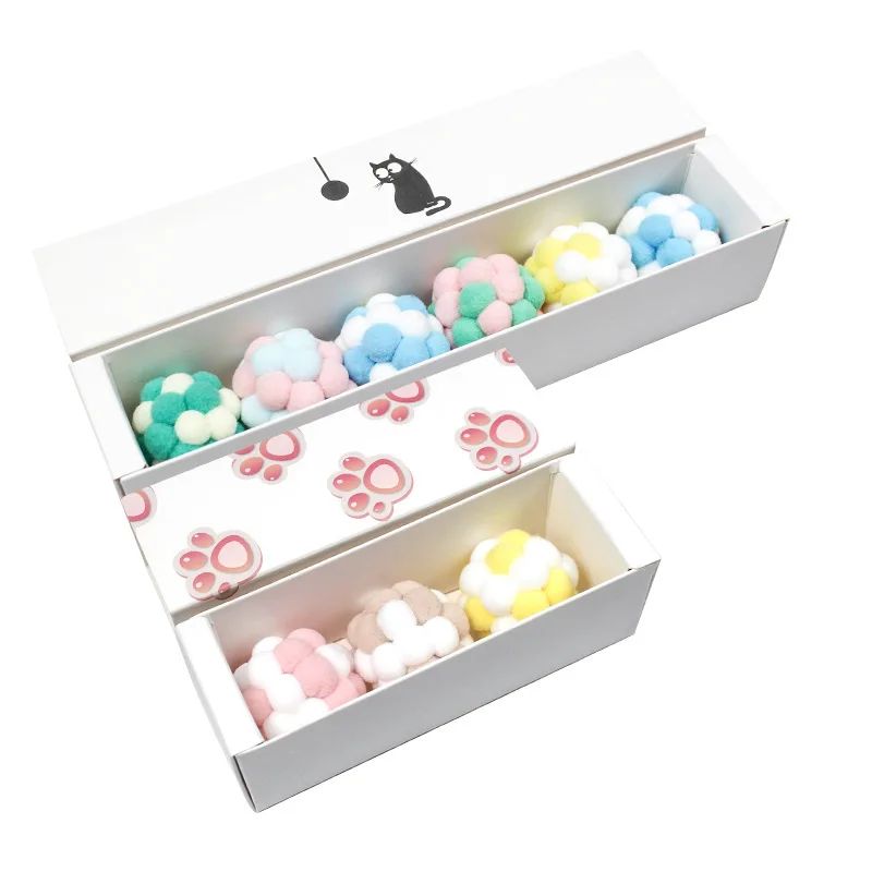 3/6pcs Cat Ball Toys Chew Toys With Bells Cute Colorful Balls Play Ball Inactivity Stress Relief Kitten Adult Cat Cat Play Toy
3/6pcs Cat Ball Toys Chew Toys With Bells Cute Colorful Balls Play Ball Inactivity Stress Relief Kitten Adult Cat Cat Play Toy
