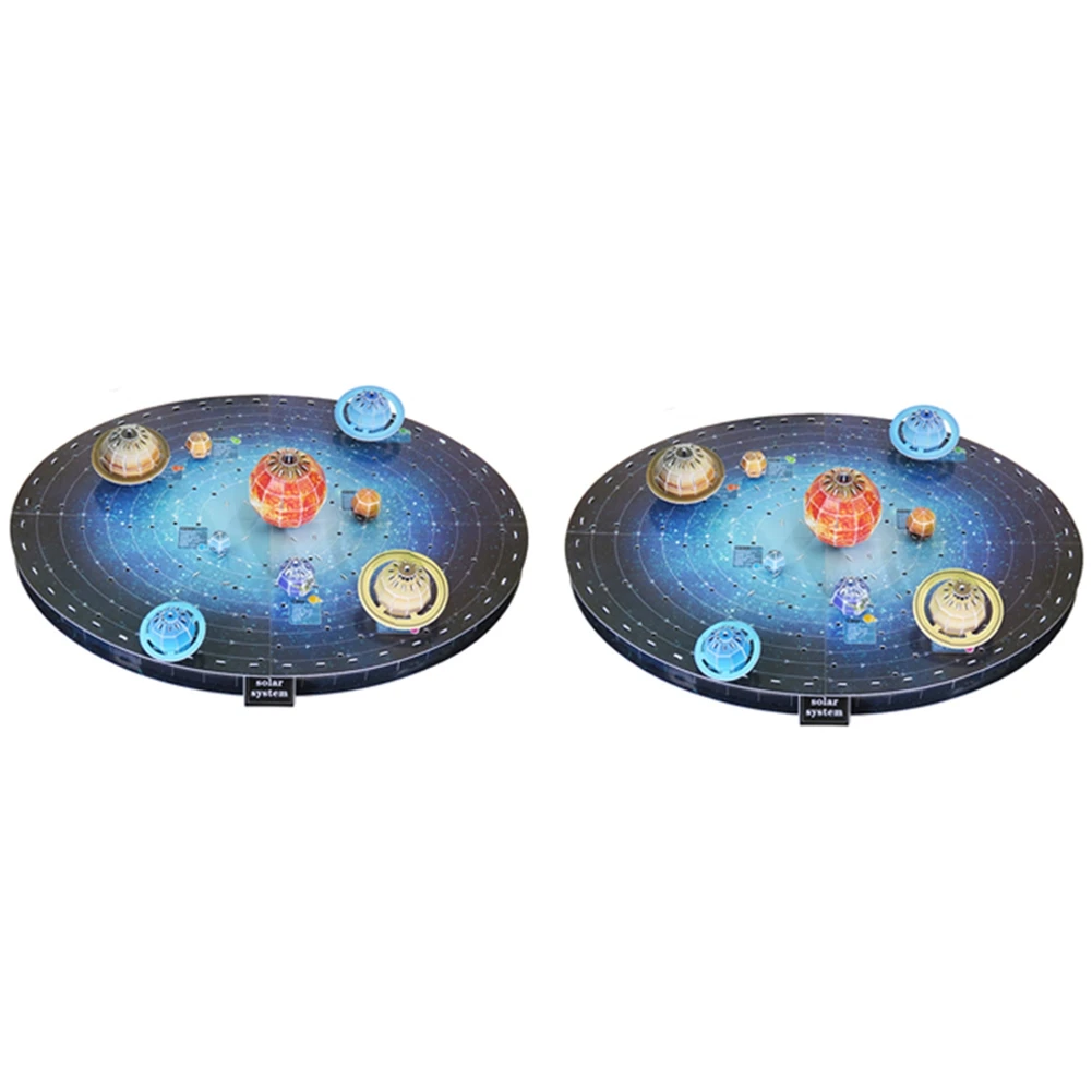 

292Pcs 3D Solar System Puzzle Set Planet Board Game Paper DIY Jigsaw Learning & Education Science Toy Kids Birthday Gift