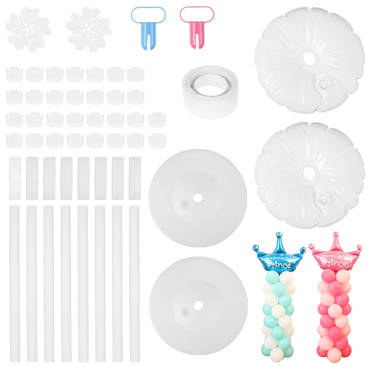 Balloon Column Stand Kit Reusable Balloon Column Support Terrific Stability Balloon Column Rack Easy to Set up Balloon Tower
Balloon Column Stand Kit Reusable Balloon Column Support Terrific Stability Balloon Column Rack Easy to Set up Balloon Tower