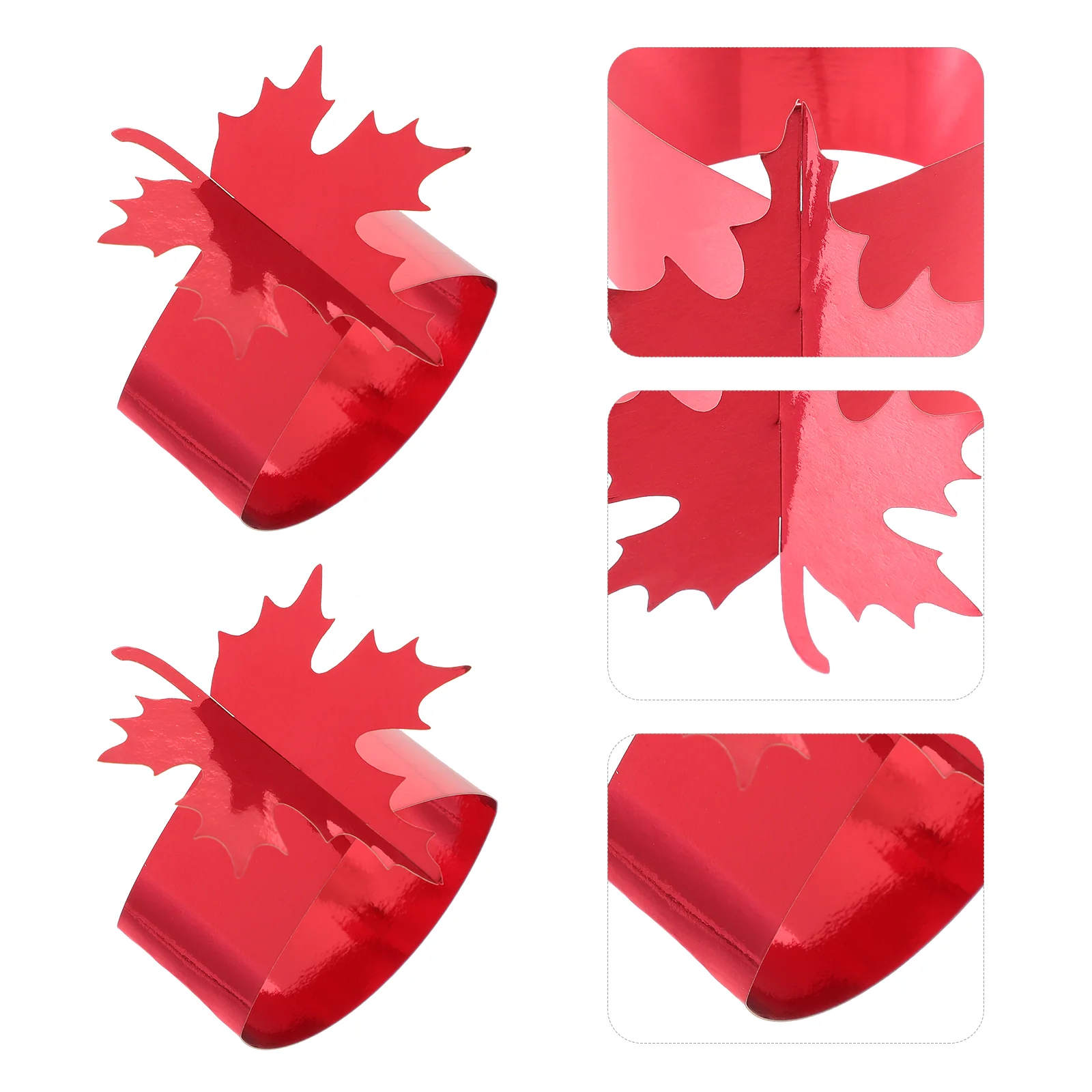 50pcs Napkin Rings Napkin Holders Paper Maple Leaf Napkin Holders for Wedding Banquet
50pcs Napkin Rings Napkin Holders Paper Maple Leaf Napkin Holders for Wedding Banquet