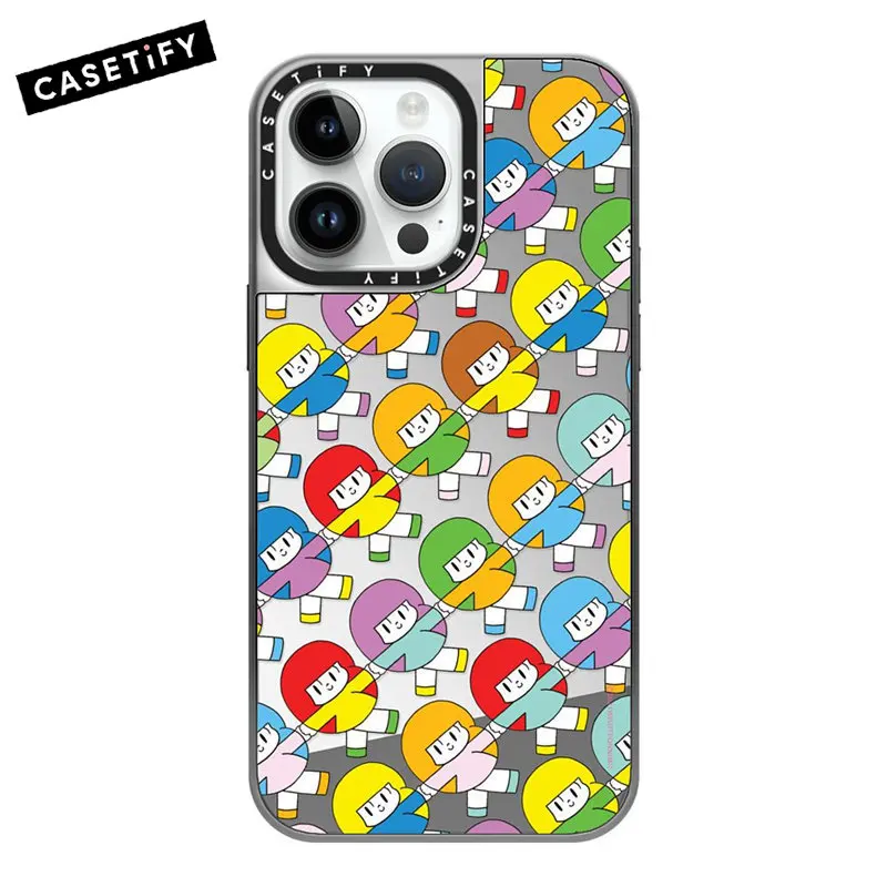 

CASETIFY Good Friend оригинальный магнитный Magsafe беспроводной зарядный чехол для IPhone 14Plus 13Pro 12 13 14Pro Max зеркальный чехол G0617