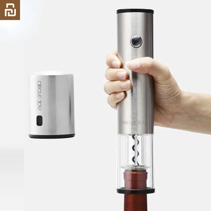 Oringnal Youpin Smart Stainless Steel Plug Red Wine Stopper/Fast Decanter/Automatic Wine Bottle Opener Electric Corkscrew
Oringnal Youpin Smart Stainless Steel Plug Red Wine Stopper/Fast Decanter/Automatic Wine Bottle Opener Electric Corkscrew