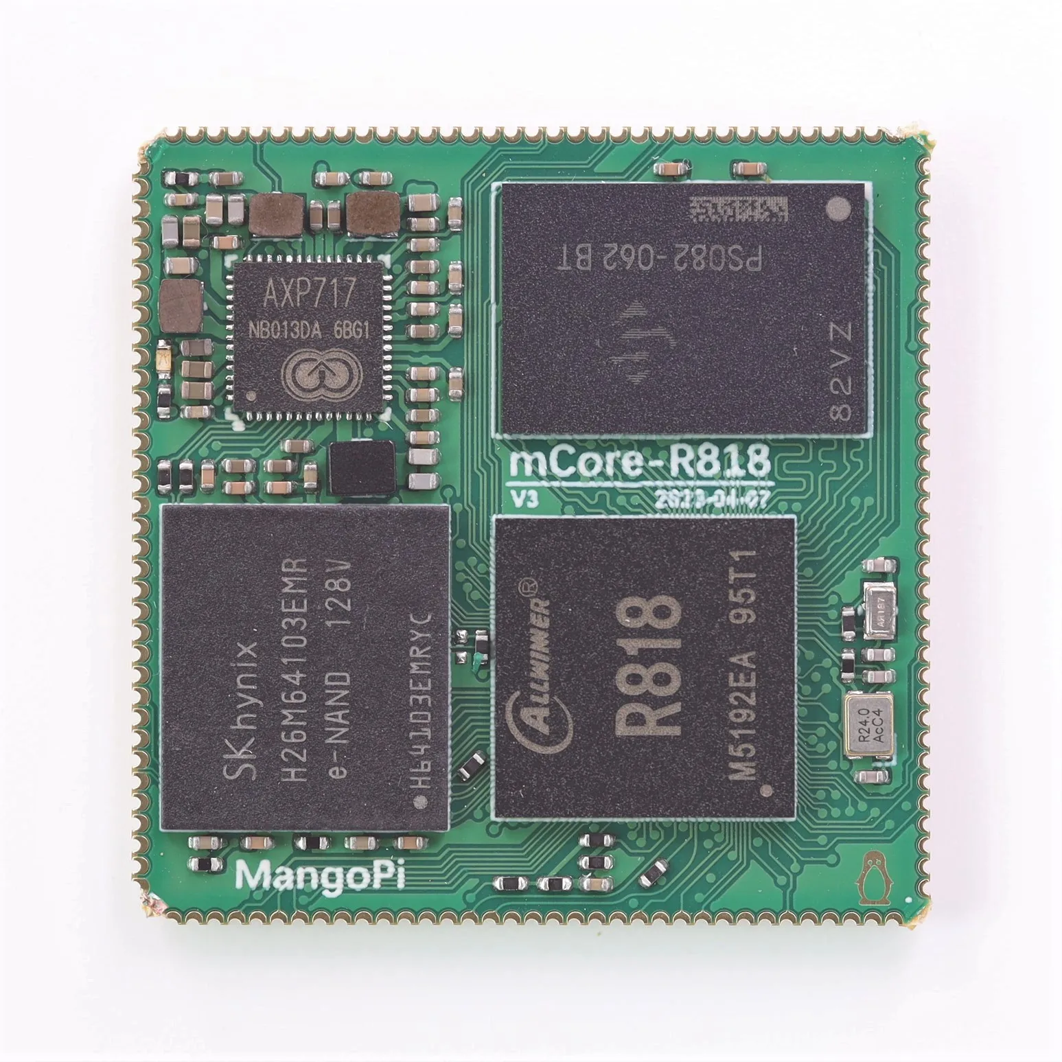 Манго Pi mCore-R818 A133 Allwinner Печать отверстие ультра маленькая основная плата 2G + 16G 4G + 32G Android 10
Манго Pi mCore-R818 A133 Allwinner Печать отверстие ультра маленькая основная плата 2G + 16G 4G + 32G Android 10