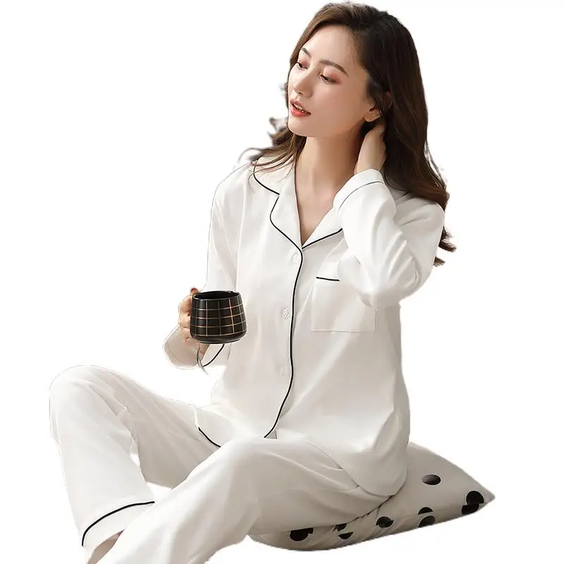 100% Cotton Pajamas Women 2Pcs Set Lounge Sleepwear Bedgown For Ladies Pijamas Mujer Home Clothes PJs Pure Cotton Pyjamas
100% Cotton Pajamas Women 2Pcs Set Lounge Sleepwear Bedgown For Ladies Pijamas Mujer Home Clothes PJs Pure Cotton Pyjamas