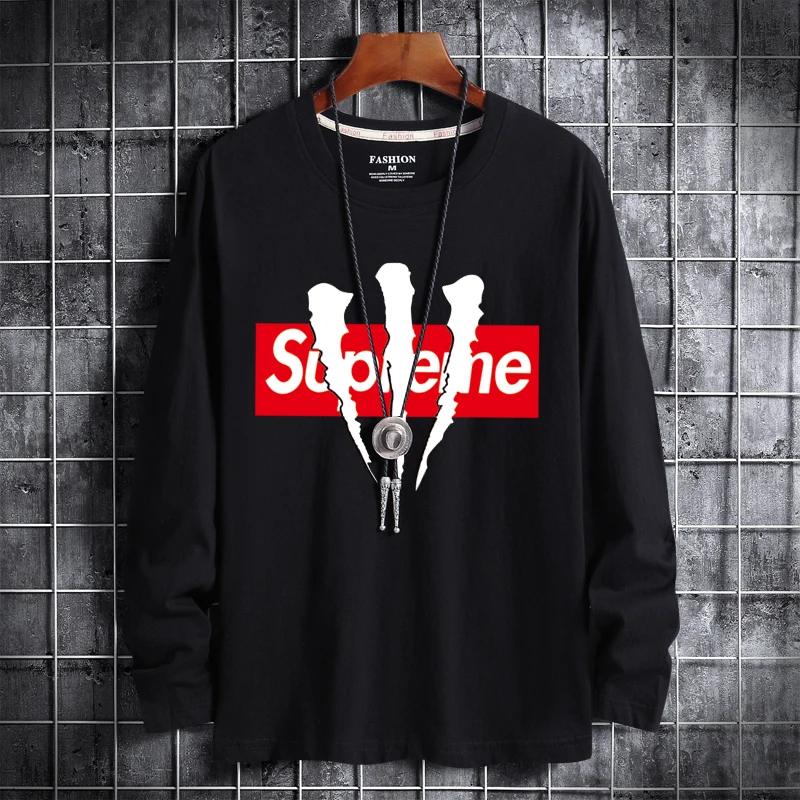 Long-Sleeve T-Shirts Men Print Cotton Tees Round-Neck Loose Soft TShirts Plus Size 4XL 5XL 6XL
Long-Sleeve T-Shirts Men Print Cotton Tees Round-Neck Loose Soft TShirts Plus Size 4XL 5XL 6XL