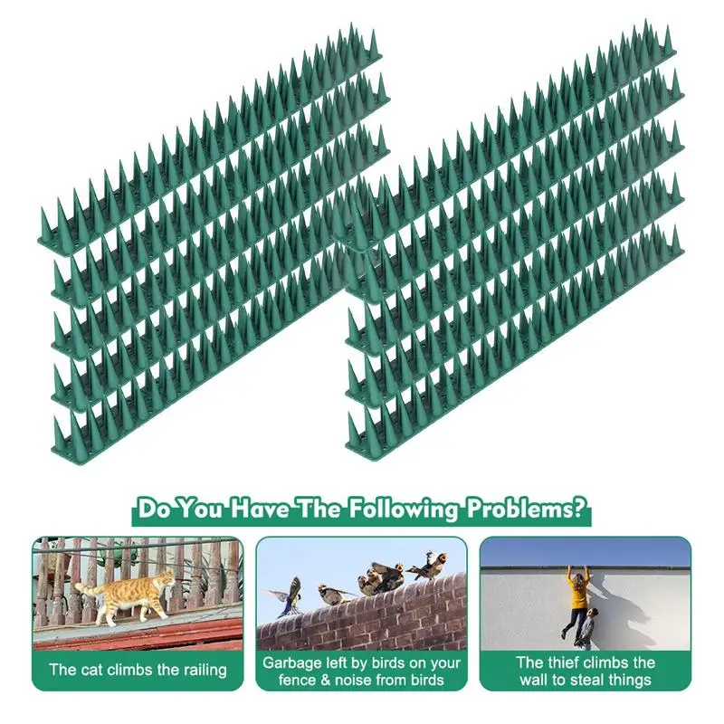 Bird Spikes 30cm Plastic Pigeons Fence Spike Anti Bird Squirrel Thorn Burglar For Get Rid Of Pigeons Scare Pests Control
Bird Spikes 30cm Plastic Pigeons Fence Spike Anti Bird Squirrel Thorn Burglar For Get Rid Of Pigeons Scare Pests Control