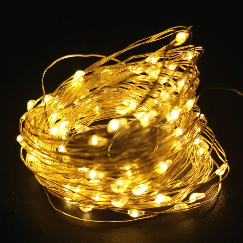 Fairy Christmas Party Copper Wire LEDString Lights Holiday Light Decorations for Home Garland Garden Decor Outdoor Waterproof
Fairy Christmas Party Copper Wire LEDString Lights Holiday Light Decorations for Home Garland Garden Decor Outdoor Waterproof