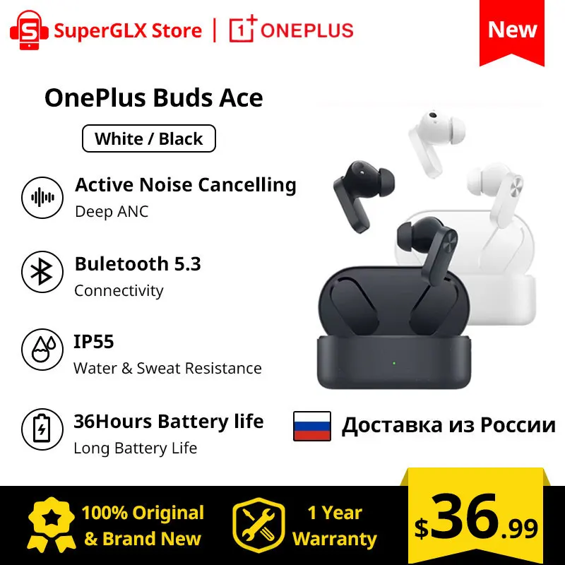 Новинка 2023, наушники OnePlus Buds Ace TWS, наушники с глубоким шумоподавлением и быстрой зарядкой, Bluetooth наушники, время автономной работы 36 часов, Спортивная гарнитура
Новинка 2023, наушники OnePlus Buds Ace TWS, наушники с глубоким шумоподавлением и быстрой зарядкой, Bluetooth наушники, время автономной работы 36 часов, Спортивная гарнитура