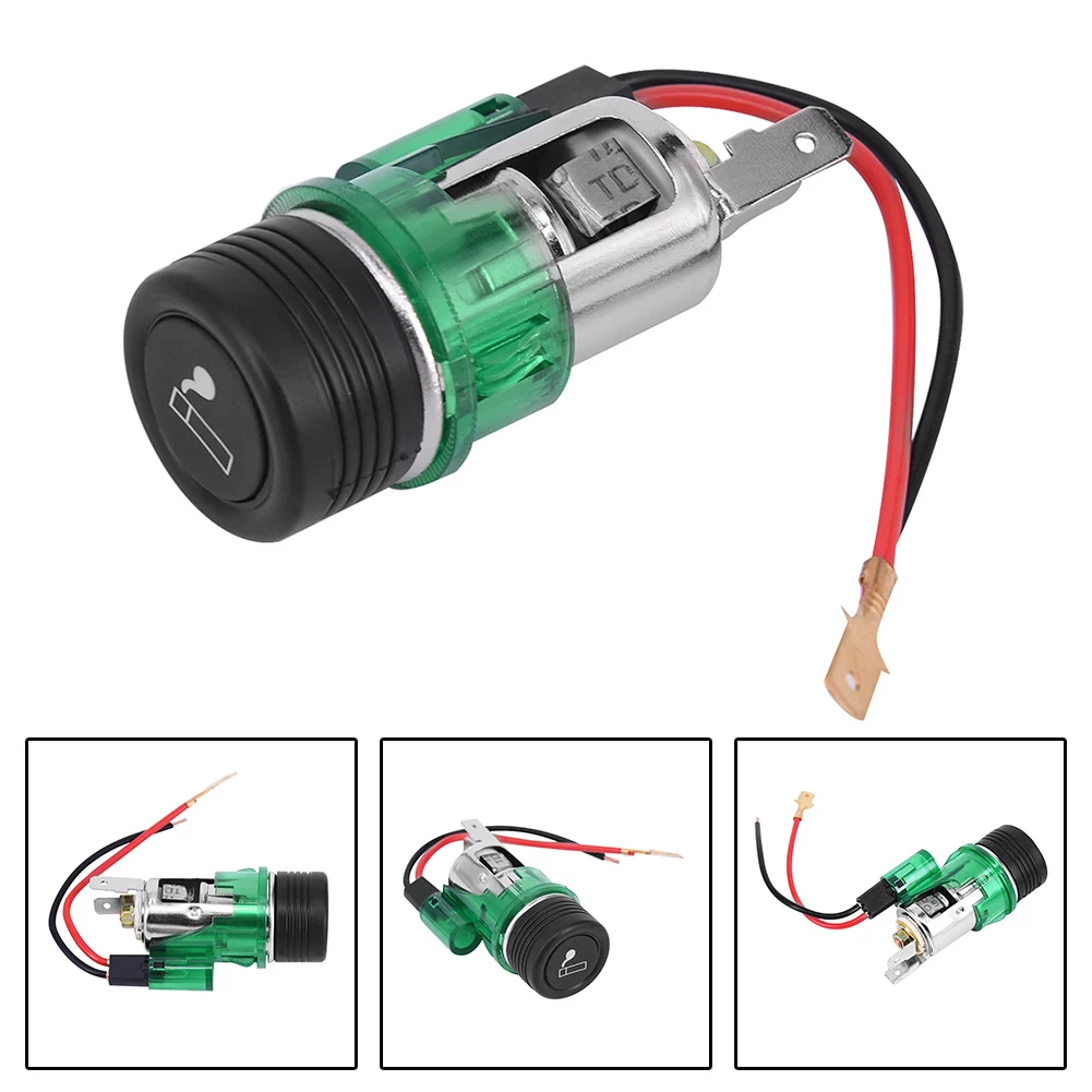 12V Car Lighter Replace Plug Socket Assembly Set With Green Light Universal Car Igniters Modification Cigarette Lighter Assembly
12V Car Lighter Replace Plug Socket Assembly Set With Green Light Universal Car Igniters Modification Cigarette Lighter Assembly