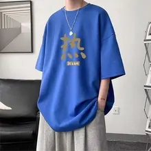Y2k Mens Oversized T-shirt Short Sleeve Harajuku Tops Valorant Anime T-shirt Blouse Korean Clothing No Ko Raff Tees Sailor Moon