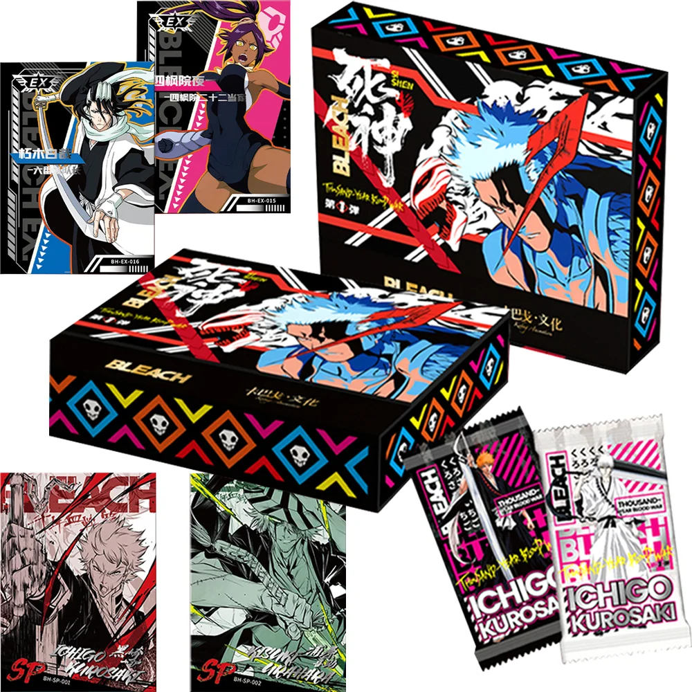 Anime Genuine BLEACH Cards Box SR SSR SP Kurosaki Ichigo Kuchiki Rukia Inoue Orihime Cartoon Rare Limited Collection Cards Toy
Anime Genuine BLEACH Cards Box SR SSR SP Kurosaki Ichigo Kuchiki Rukia Inoue Orihime Cartoon Rare Limited Collection Cards Toy