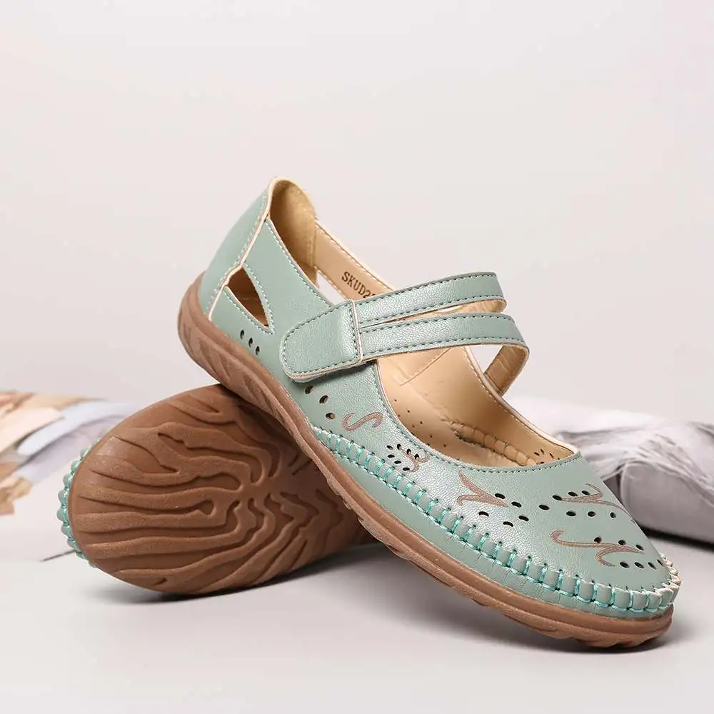 2022 New Womens Hand Stitching Hook Loop Flat Shoes Non-slip Female Shoes Fashion Lace Up Sandalias Outdoor Closed Toe Shoes
2022 New Womens Hand Stitching Hook Loop Flat Shoes Non-slip Female Shoes Fashion Lace Up Sandalias Outdoor Closed Toe Shoes