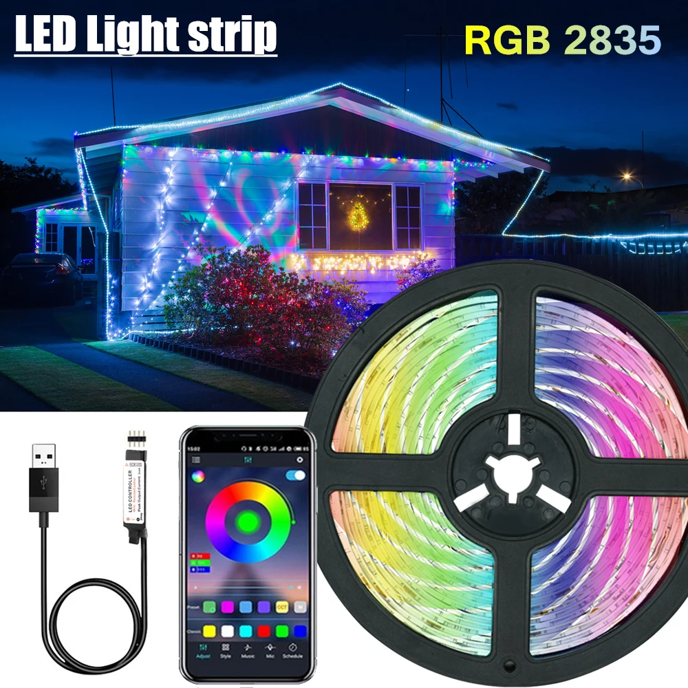 LED Strip Lights USB Bluetooth 5V RGB Light Flexible LED Lamp Tape Ribbon TV Desktop Screen BackLight Diode Tape Lightting
LED Strip Lights USB Bluetooth 5V RGB Light Flexible LED Lamp Tape Ribbon TV Desktop Screen BackLight Diode Tape Lightting