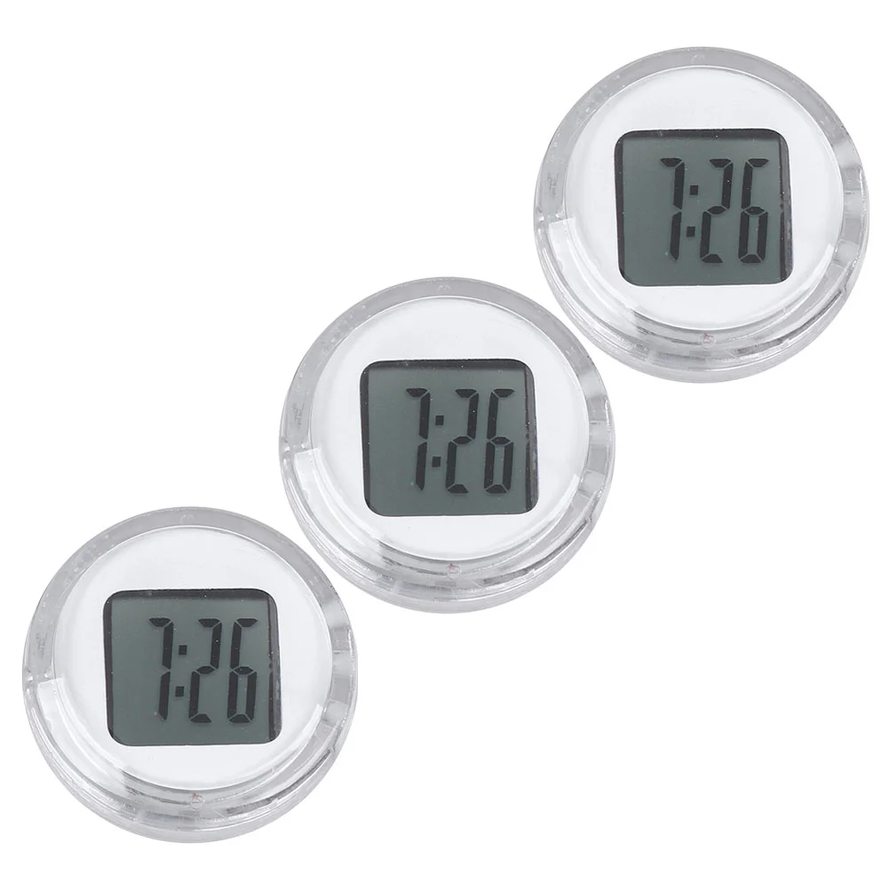 3 Pcs Accessories Car Electronic Clock Mini Digital Clocks Bike Stick White Abs Plastic Material Auto
3 Pcs Accessories Car Electronic Clock Mini Digital Clocks Bike Stick White Abs Plastic Material Auto