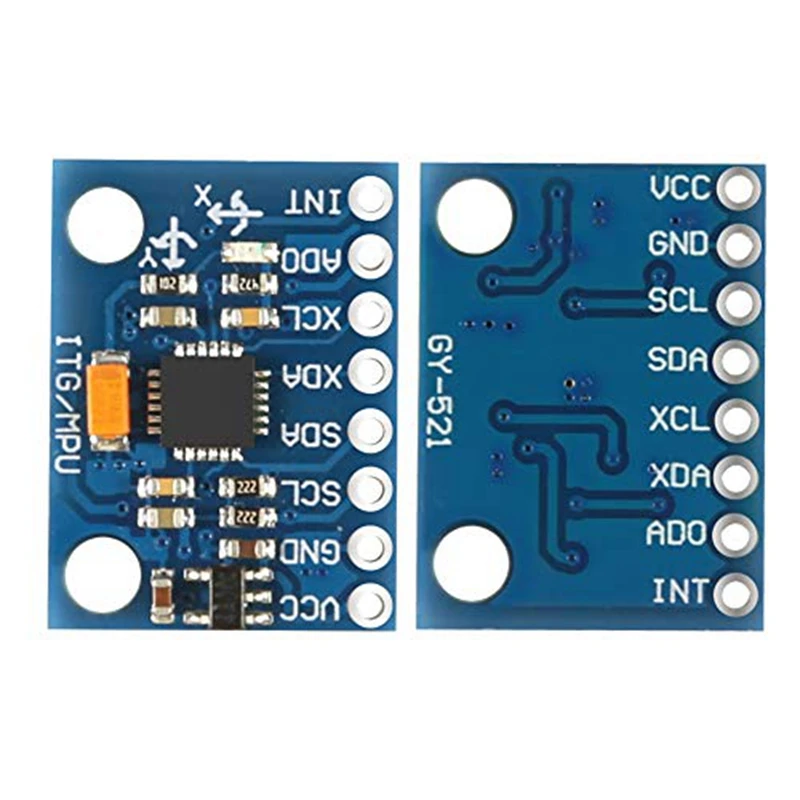 GY-521MPU-6050 Module 3 Axis Accelerometer 6 DOF Gyroscope Sensor Module16bit AD Converter Data Output IIC I2C Kit
GY-521MPU-6050 Module 3 Axis Accelerometer 6 DOF Gyroscope Sensor Module16bit AD Converter Data Output IIC I2C Kit