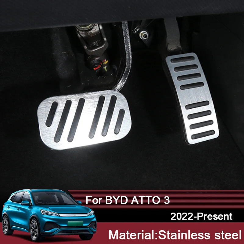 For BYD ATTO 3 2022-Present Aluminum Alloy Car Styling Car Gas Pedal Internal Stickers Accelerator Pad Auto Accessories
For BYD ATTO 3 2022-Present Aluminum Alloy Car Styling Car Gas Pedal Internal Stickers Accelerator Pad Auto Accessories