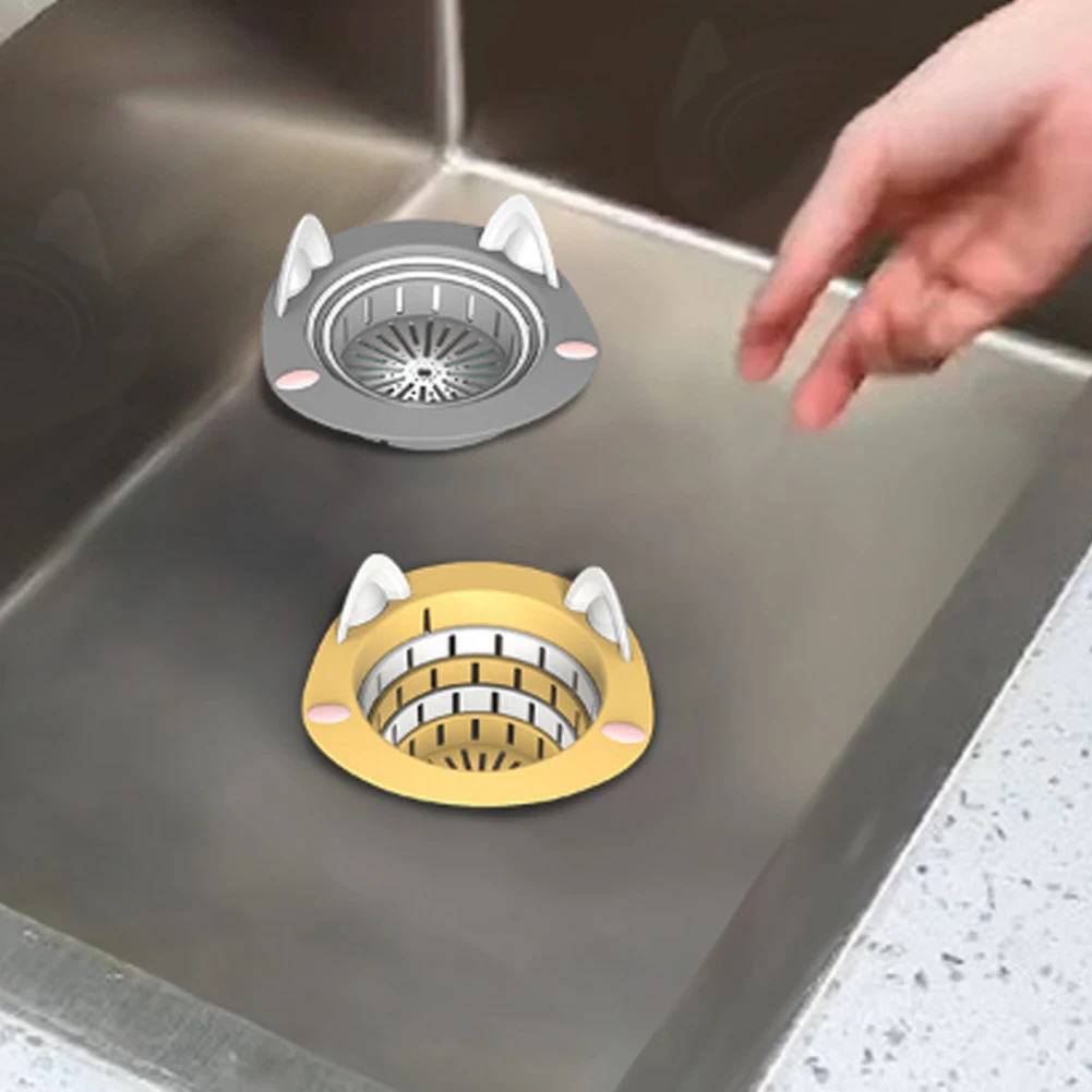New Originality Cute Sink Strainer Folding Design Anti-Clogging Catching Sundries Leftovers Kitchen Hardware Strainers Tools
New Originality Cute Sink Strainer Folding Design Anti-Clogging Catching Sundries Leftovers Kitchen Hardware Strainers Tools