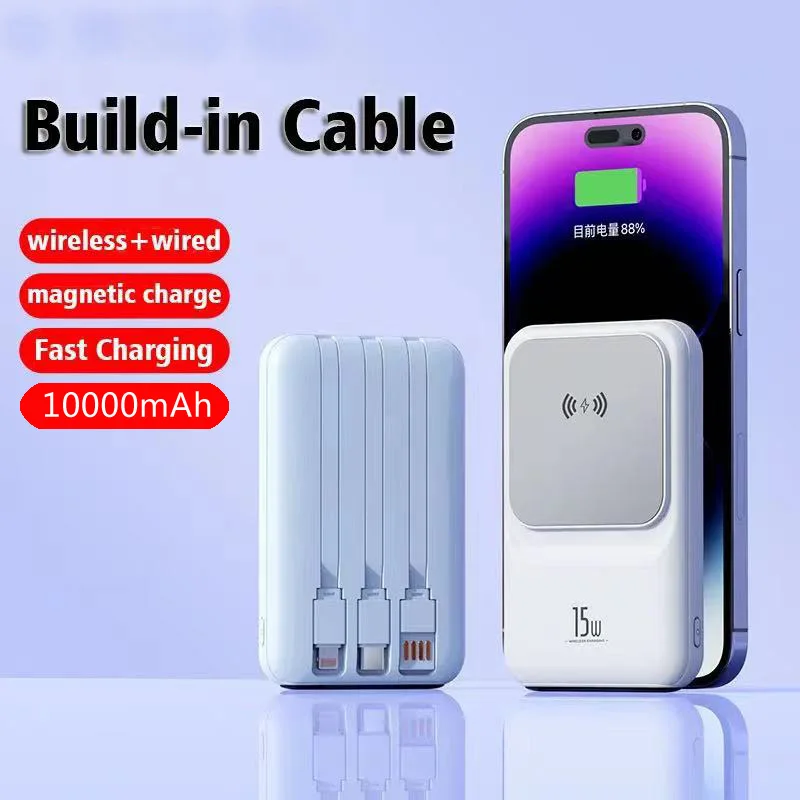 10000mAh Portable Powerbank Wireless Charger External Spare Macsafe Magnetic Battery Pack Power Bank For iphone 12 13 14Pro Max 
10000mAh Portable Powerbank Wireless Charger External Spare Macsafe Magnetic Battery Pack Power Bank For iphone 12 13 14Pro Max