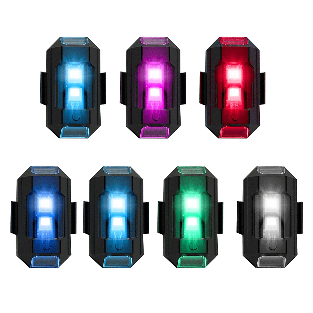 1-3PCS 7 Colors Anti collision Strobe Lights Drone Night Flying Warning Signal Indicator Light Flashing Lamp for Bike Motorcycl
1-3PCS 7 Colors Anti collision Strobe Lights Drone Night Flying Warning Signal Indicator Light Flashing Lamp for Bike Motorcycl