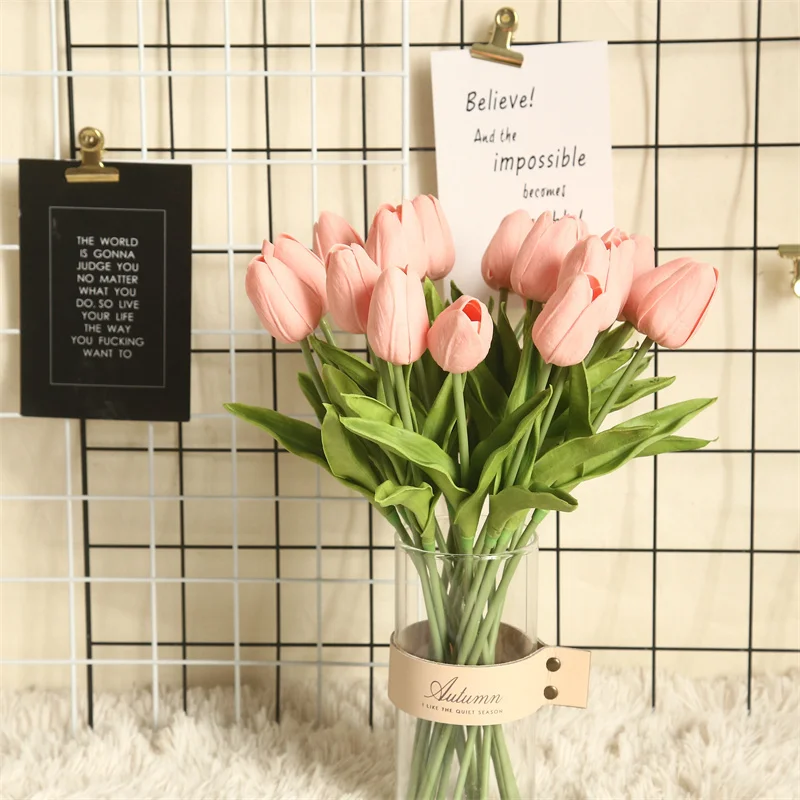1pcs Tulip Flower Artificial Real Touch Wedding Flowers Branch Bulk for Living Room Garden Decoration PU Fake Flores Wholesale
1pcs Tulip Flower Artificial Real Touch Wedding Flowers Branch Bulk for Living Room Garden Decoration PU Fake Flores Wholesale