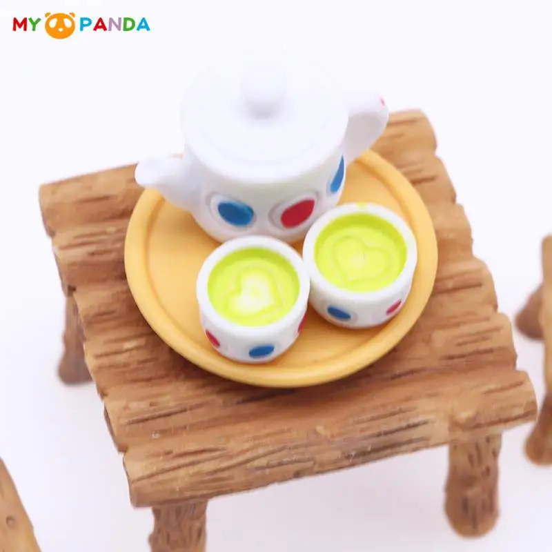 1Set Dollhouse Miniature Simulation Teapot Teacup Tea Table Chair Set Model Accessories Dolls House Courtyard Decor Ornaments
1Set Dollhouse Miniature Simulation Teapot Teacup Tea Table Chair Set Model Accessories Dolls House Courtyard Decor Ornaments