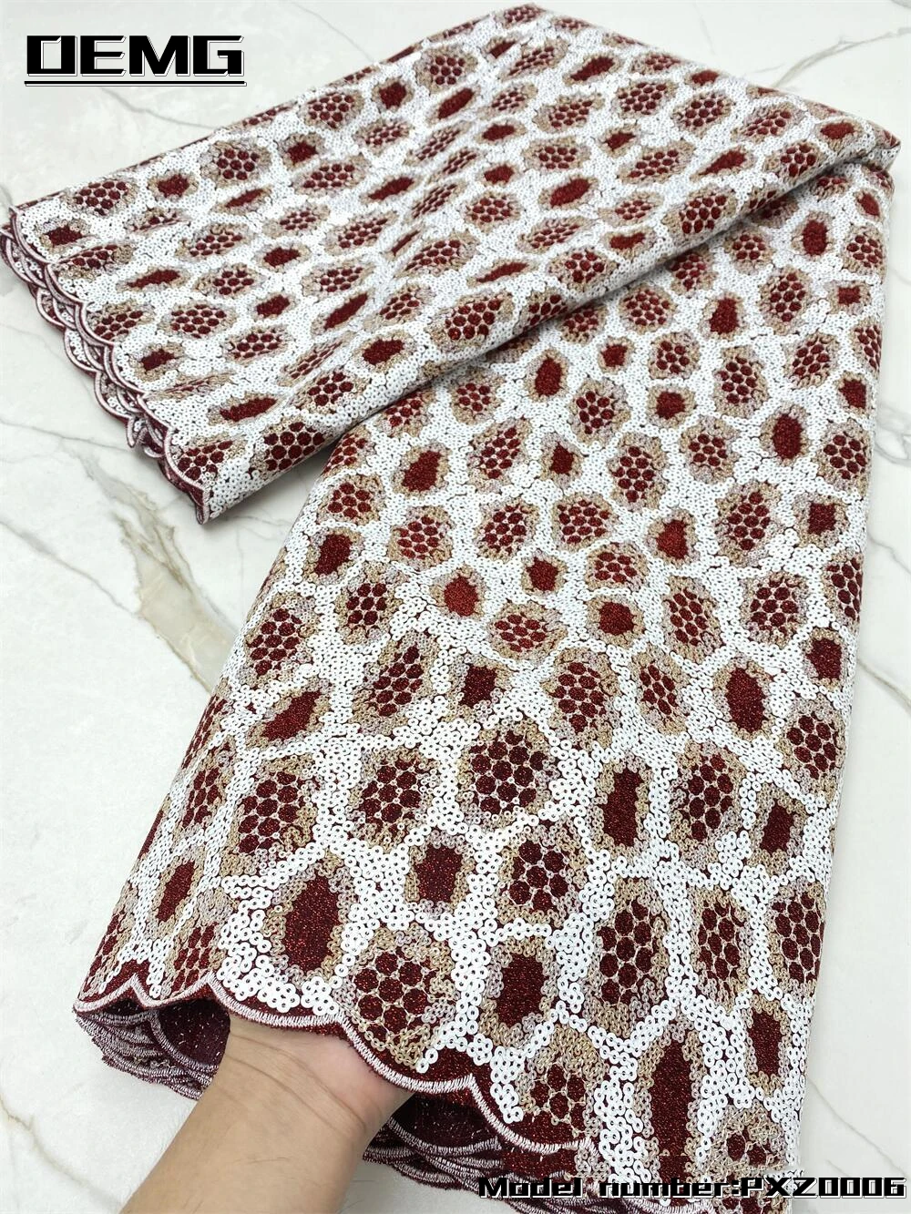 OEMG Fashion Summer Women's Beautiful 5 Yards Luxury Chiffon Cotton Sewing Materials French Lace Fabirc For Bride Dress PXZ0006
OEMG Fashion Summer Women's Beautiful 5 Yards Luxury Chiffon Cotton Sewing Materials French Lace Fabirc For Bride Dress PXZ0006