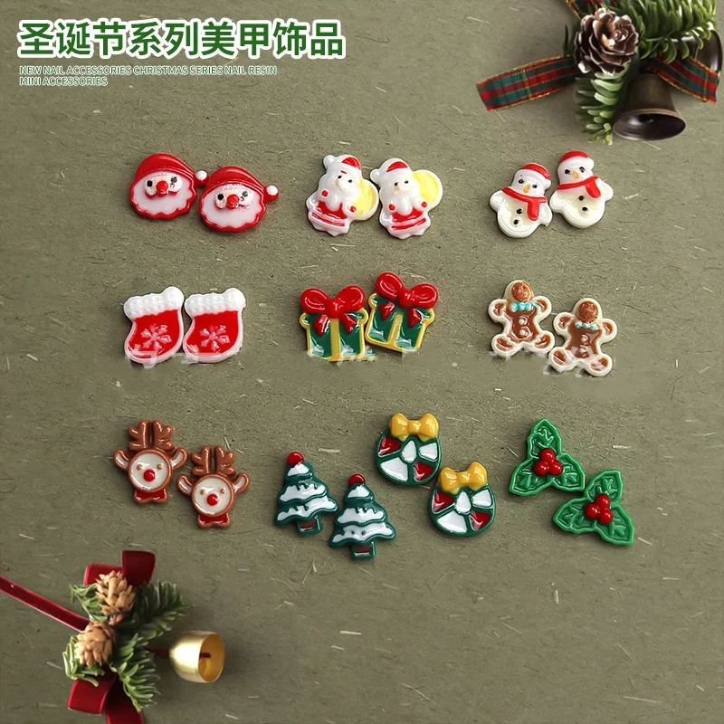 20PCS Christmas Series Nail Jewelry Charms Cute Cartoon Resin Santa/Tree/Snowman Nail Charms Manicure DIY Nail Art Decorations
20PCS Christmas Series Nail Jewelry Charms Cute Cartoon Resin Santa/Tree/Snowman Nail Charms Manicure DIY Nail Art Decorations